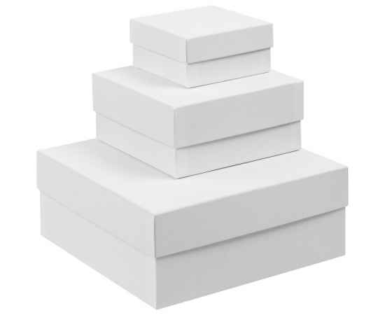 Коробка Emmet, средняя, белая, Цвет: белый, Размер: 16х16х7, изображение 3