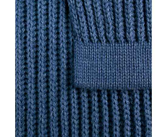 Плед Shirr, синий (деним), Цвет: синий, Размер: 125х170 с, изображение 3