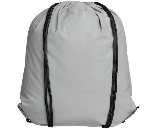 Рюкзак-мешок Manifest из светоотражающей ткани, серый, Цвет: серый, Размер: 34x41 см, изображение 4