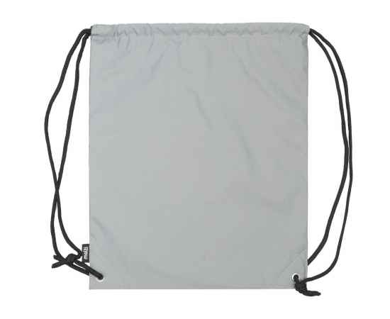 Рюкзак-мешок Manifest из светоотражающей ткани, серый, Цвет: серый, Размер: 34x41 см, изображение 6