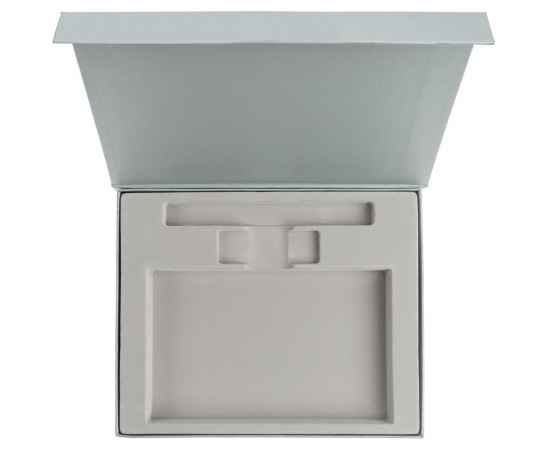 Коробка Memo Pad для блокнота, флешки и ручки, серебристая, Цвет: серебристый, Размер: 21, изображение 2