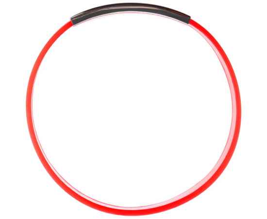 Силиконовый браслет Brisky с металлическим шильдом, красный, Цвет: красный, Размер: 20, изображение 3