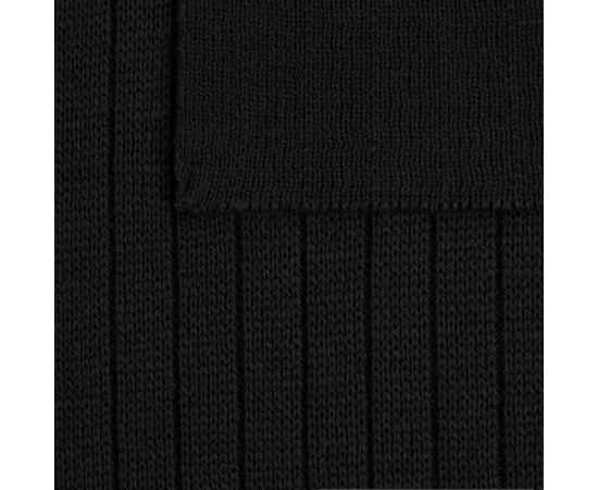 Шарф Lima, черный, Цвет: черный, Размер: 24х170 см, изображение 3
