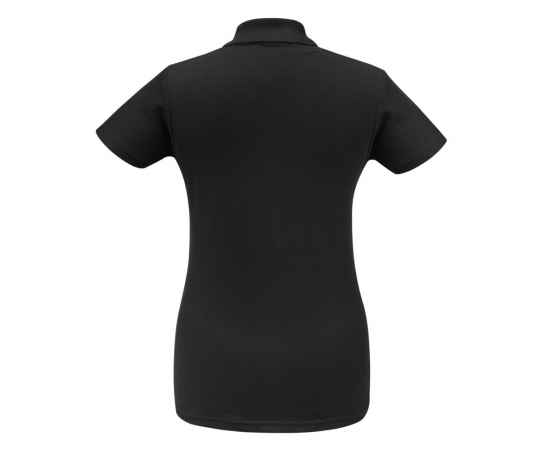 Рубашка поло женская ID.001 черная G_PWI11002XS, Цвет: черный, Размер: XS, изображение 2