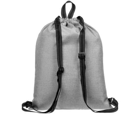 Рюкзак-мешок Melango, серый, Цвет: серый, изображение 3