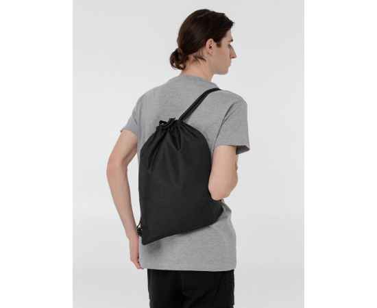 Рюкзак-мешок Melango, черный, Цвет: черный, изображение 6