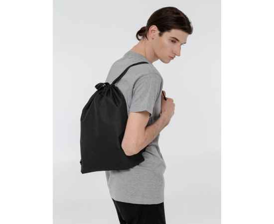Рюкзак-мешок Melango, черный, Цвет: черный, изображение 5