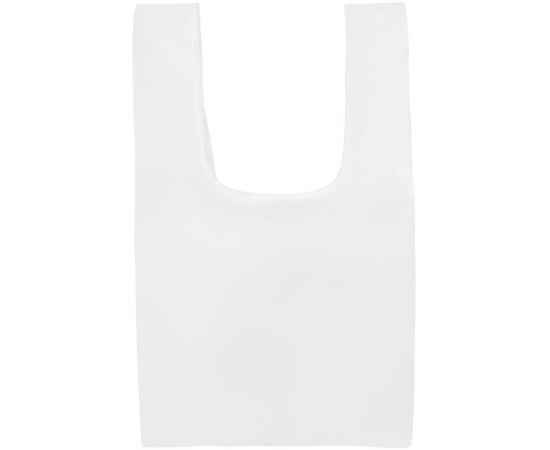 Складная сумка для покупок Packins, белая, Цвет: белый, Размер: в сложенном виде: 11x7x2с, изображение 2