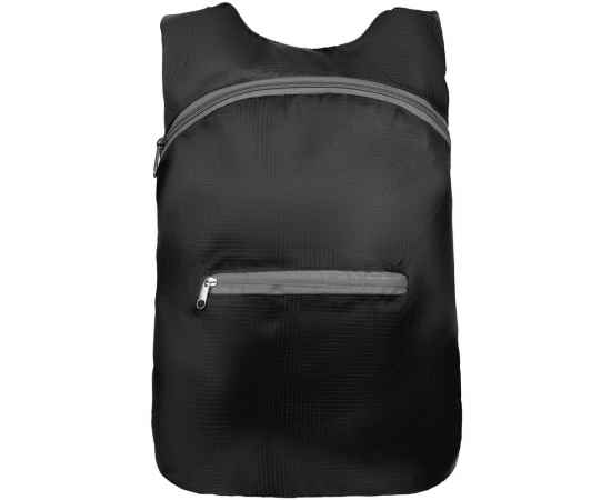 Складной рюкзак Barcelona, черный, Цвет: черный, Размер: в сложенном виде: 17x9, изображение 2