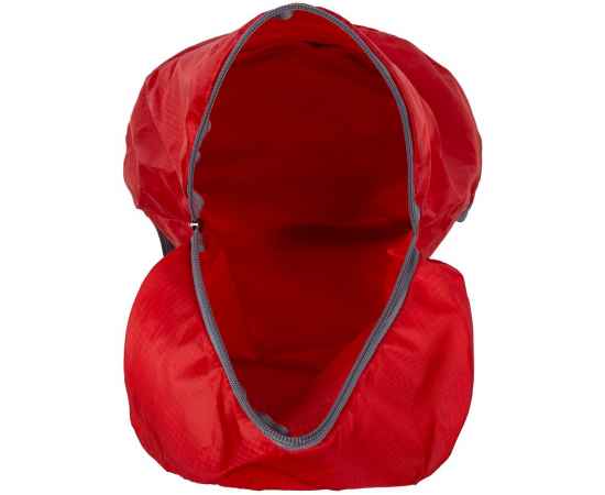 Складной рюкзак Barcelona, красный, Цвет: красный, Размер: в сложенном виде: 17x9, изображение 4