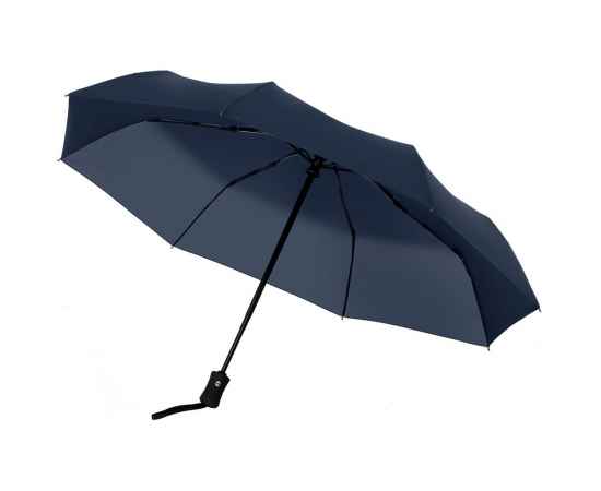 Зонт складной Monsoon, темно-синий, Цвет: темно-синий, Размер: длина 55 см, изображение 2