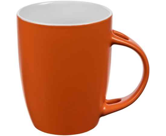 Кружка с ложкой Cheer Up, ver.2, оранжевая, Цвет: оранжевый, Объем: 300, Размер: диаметр 8 см, изображение 2