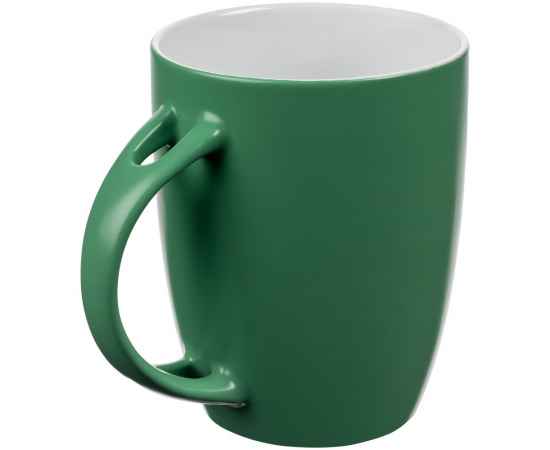 Кружка с ложкой Cheer Up, ver.2, зеленая, Цвет: зеленый, Объем: 300, Размер: диаметр 8 см, изображение 3