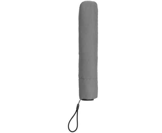 Зонт складной Luft Trek, серый, Цвет: серый, Размер: длина 49 см, изображение 4