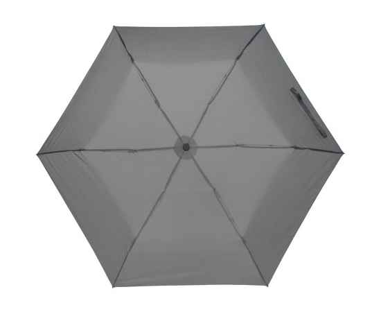 Зонт складной Luft Trek, серый, Цвет: серый, Размер: длина 49 см, изображение 3