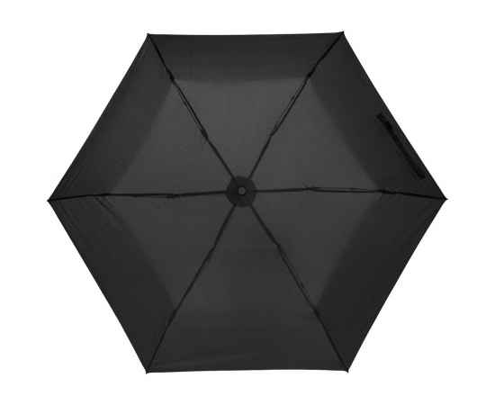 Зонт складной Luft Trek, черный, Цвет: черный, Размер: длина 49 см, изображение 3