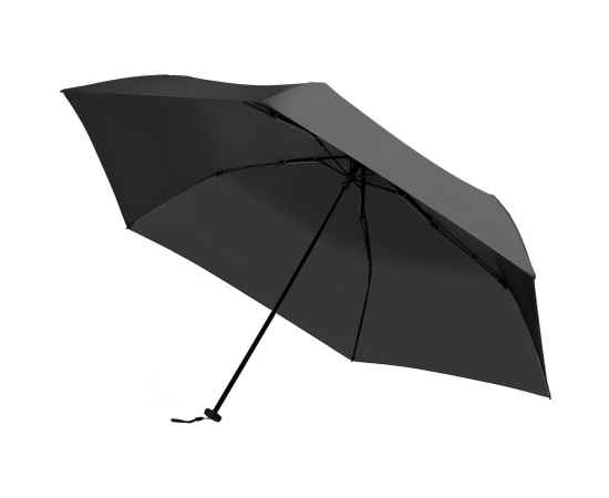 Зонт складной Luft Trek, черный, Цвет: черный, Размер: длина 49 см, изображение 2