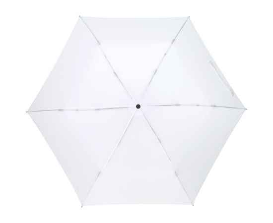 Зонт складной Luft Trek, белый, Цвет: белый, Размер: длина 49 см, изображение 3