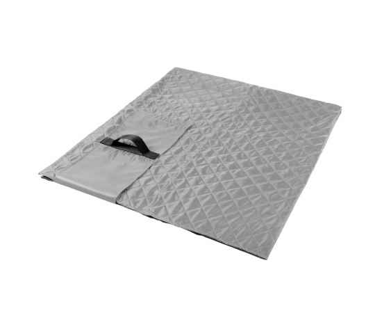 Плед для пикника Comfy, серый, Цвет: серый, Размер: плед: 115х140 с, изображение 2