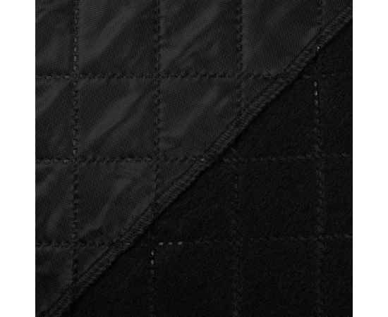 Плед для пикника Comfy, черный, Цвет: черный, Размер: плед: 115х140 с, изображение 4