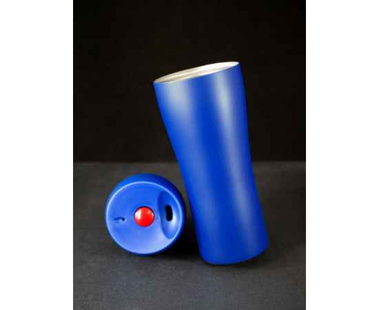 Термостакан Solingen, вакуумный, герметичный, синий, Цвет: синий, Объем: 400, Размер: высота 21, изображение 5