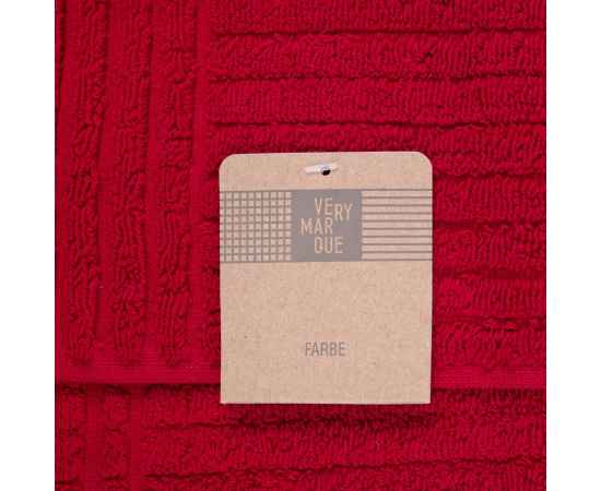 Полотенце Farbe, среднее, бордовое, Цвет: красный, Размер: 50х100 см, изображение 5