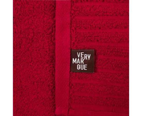 Полотенце Farbe, среднее, бордовое, Цвет: красный, Размер: 50х100 см, изображение 3