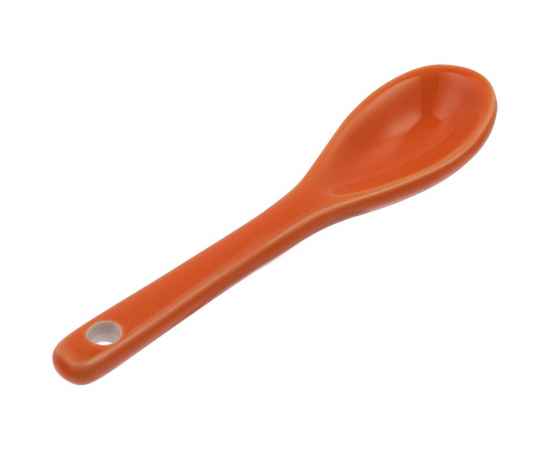 Кофейная кружка Pairy с ложкой, белая с оранжевой, Цвет: оранжевый, Объем: 100, Размер: кружка: диаметр 5, изображение 5