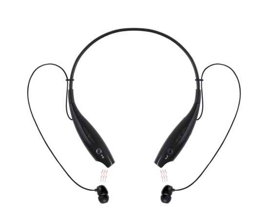 Bluetooth наушники stereoBand ver.2, черные, Цвет: черный, Размер: упаковка: 16,5х19,8х2,1 см, изображение 3