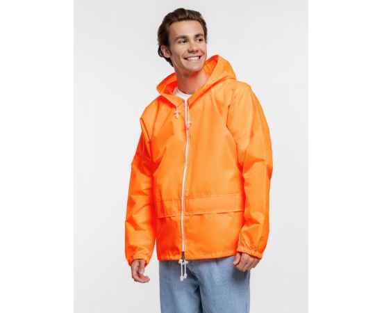 Дождевик Kivach Promo оранжевый неон, размер S, Цвет: оранжевый, Размер: S, изображение 10