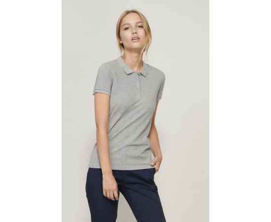 Рубашка поло женская Planet Women, серый меланж G_035753603XL, Цвет: серый меланж, Размер: 3XL, изображение 4
