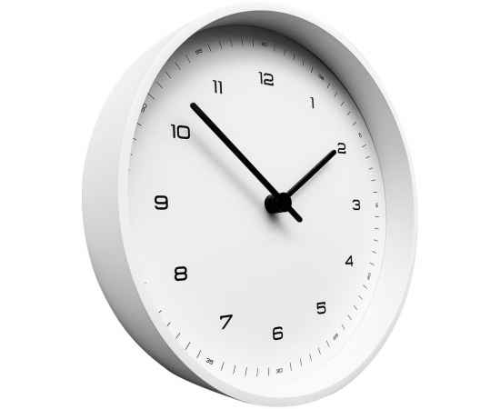 Часы настенные White, белые, Цвет: белый, Размер: диаметр 29 см, изображение 2