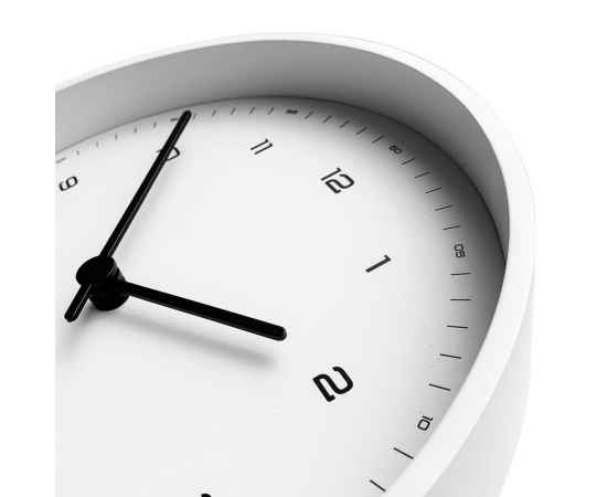 Часы настенные White, белые, Цвет: белый, Размер: диаметр 29 см, изображение 4