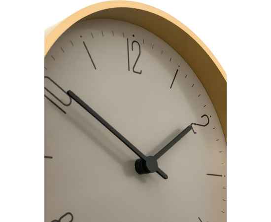 Часы настенные Jewel, серый и матовое золото, Цвет: бежевый, Размер: диаметр 29 см, изображение 3