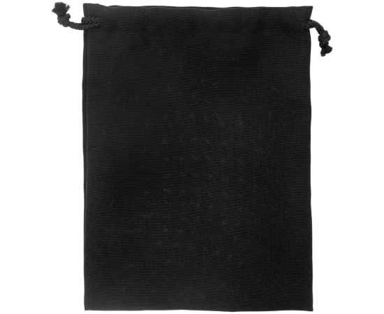 Холщовый мешок Chamber, черный, Цвет: черный, Размер: 13х18 см, изображение 2