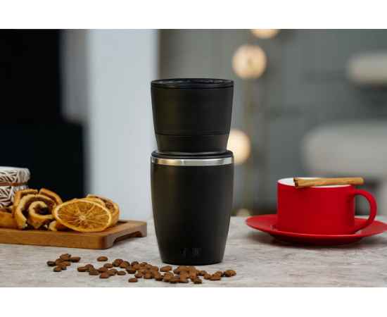 Капельная кофеварка Fanky 3 в 1, черная, в упаковке, Цвет: черный, Объем: 300, Размер: диаметр 8, изображение 5