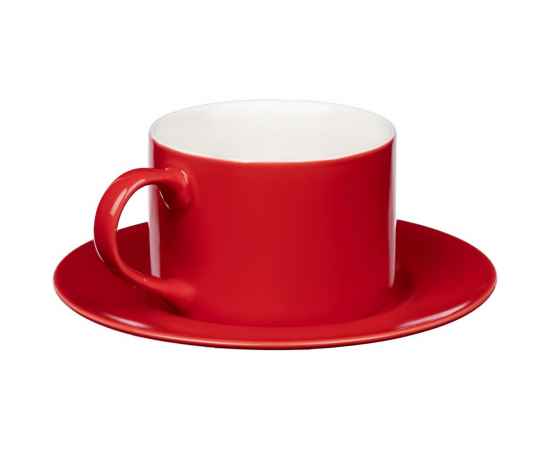 Чайная пара Clio, красная, Цвет: красный, Объем: 250, Размер: чашка: диаметр 8, изображение 2