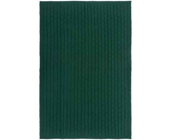 Плед Trenza, зеленый, Цвет: зеленый, Размер: 110х170 с, изображение 4