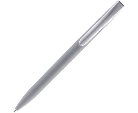 Ручка шариковая Pin Soft Touch, серая, Цвет: серый, Размер: 14, изображение 2