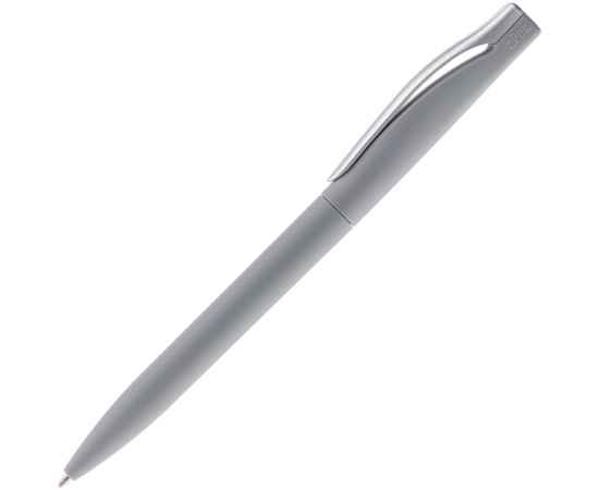 Ручка шариковая Pin Soft Touch, серая, Цвет: серый, Размер: 14, изображение 3