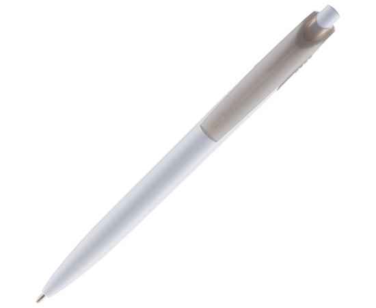 Ручка шариковая Bento, белая с серым, Цвет: серый, Размер: 14, изображение 3