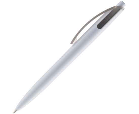 Ручка шариковая Bento, белая с серым, Цвет: серый, Размер: 14, изображение 2