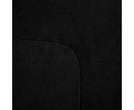 Флисовый плед Warm&Peace XL, черный, Цвет: черный, Размер: 200х145 см, изображение 3