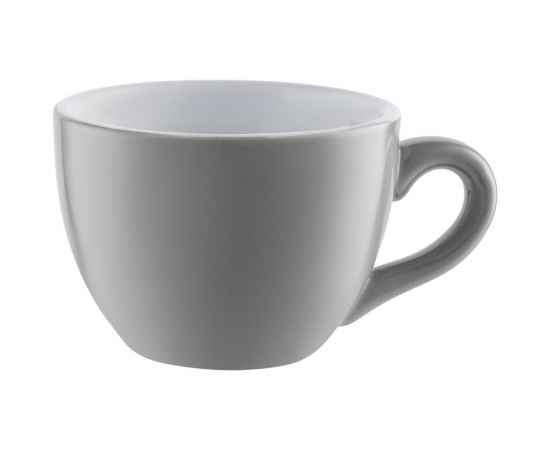 Чайная пара Cozy Morning, серая с белым, Цвет: белый, серый, Объем: 200, Размер: чашка: диаметр 8,4 см, ширина с ручкой 10,9 см, высота 6,2 с, изображение 2