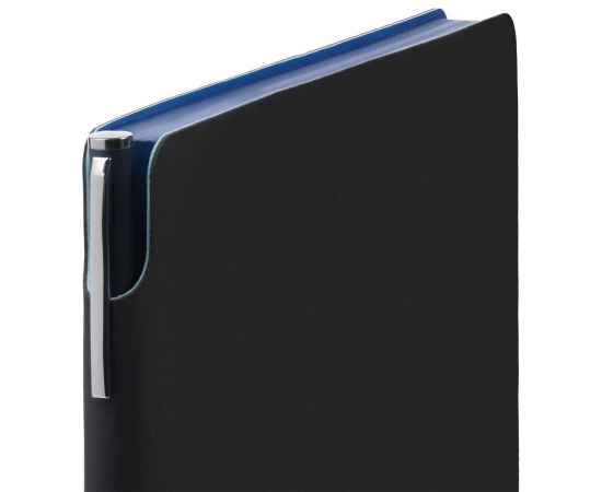 Ежедневник Flexpen Black, недатированный, черный с синим G_13087.34, Цвет: синий, Размер: 15, изображение 3