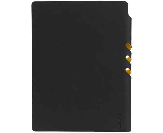 Ежедневник Flexpen Black, недатированный, черный с желтым G_13087.38, Цвет: желтый, Размер: 15, изображение 5