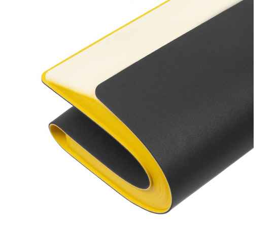 Ежедневник Flexpen Black, недатированный, черный с желтым G_13087.38, Цвет: желтый, Размер: 15, изображение 7