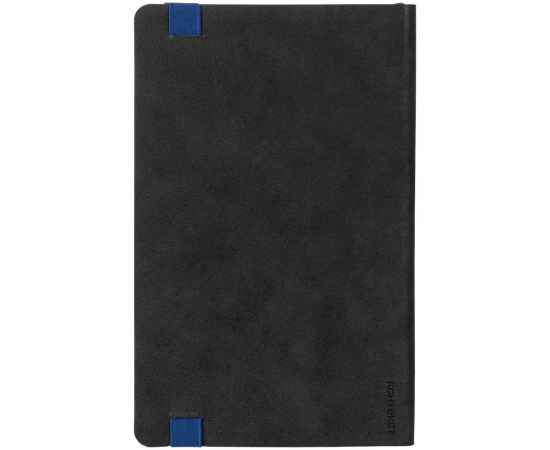 Ежедневник Velours, недатированный, черный с синим G_13886.34, Цвет: синий, Размер: 13х20, изображение 3