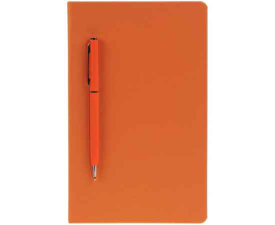 Ежедневник Magnet Shall с ручкой, оранжевый G_15058.20, Цвет: оранжевый, Размер: 13х20, изображение 4