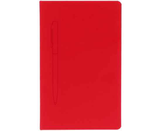 Ежедневник Magnet Shall с ручкой, красный G_15058.50, Цвет: красный, Размер: 13х20, изображение 5